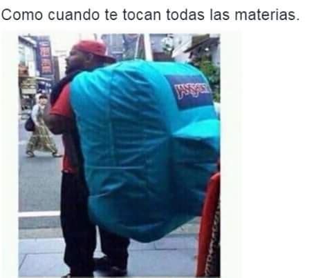 MEME NIÑO CAE MOCHILA GRANDE TAMAÑO IMPORTA on .